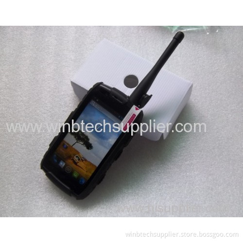Nfc Rugged Phone Walkie Talkie 4inch Android 4.2 Quad Core Rugged Phone